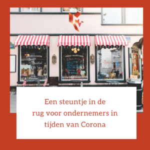 Een steuntje in de rug voor ondernemers in tijden van Corona MV Vastgoedmanagement